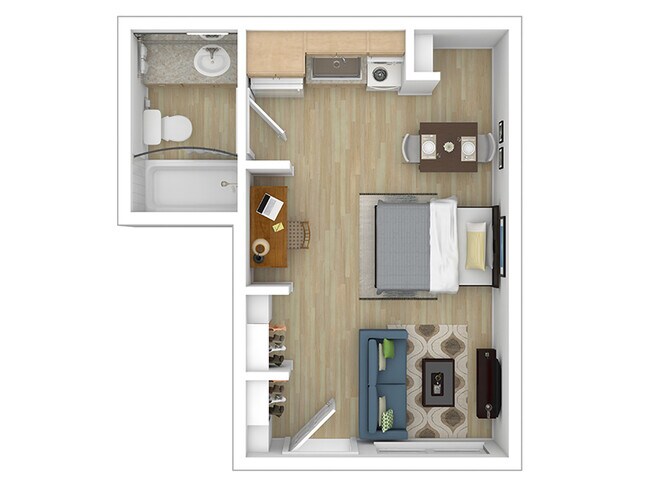 THE ASTER Building B1-365 floor plan